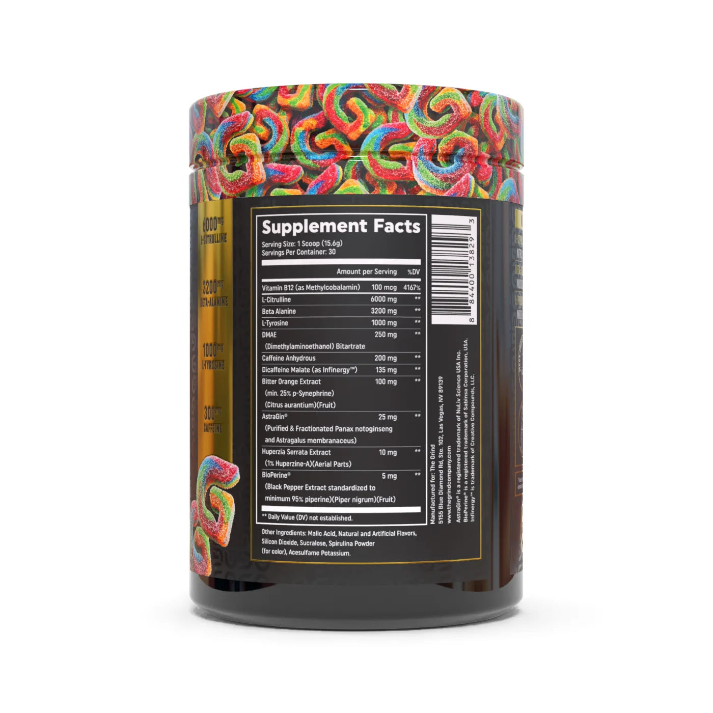 Grind Mode Pre-Workout — Sour Gummy alternate view