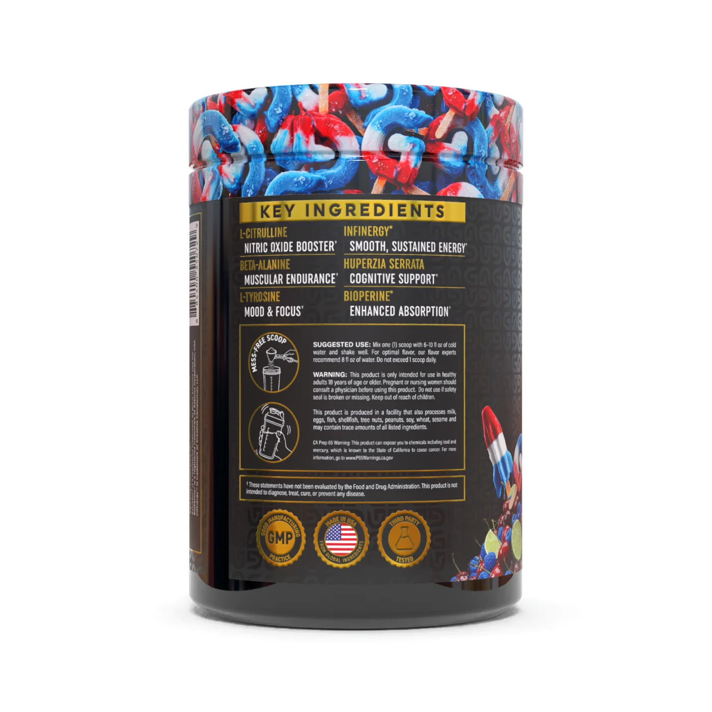 Grind Mode Pre-Workout — America's Pop alternate view
